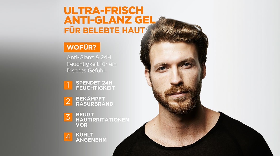 Eigenschaften des Ultra-Frisch Anti-Glanz Gels